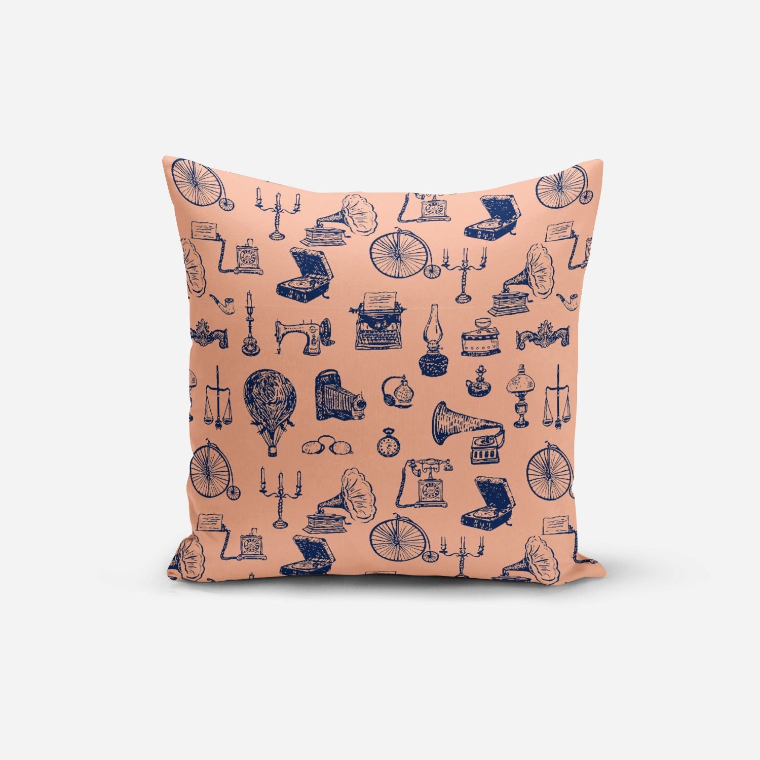 Vintage Print Cushion Cover