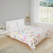 Pink Unicorn Print Dohar