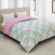 Unicorn Rainbow Print Quilt