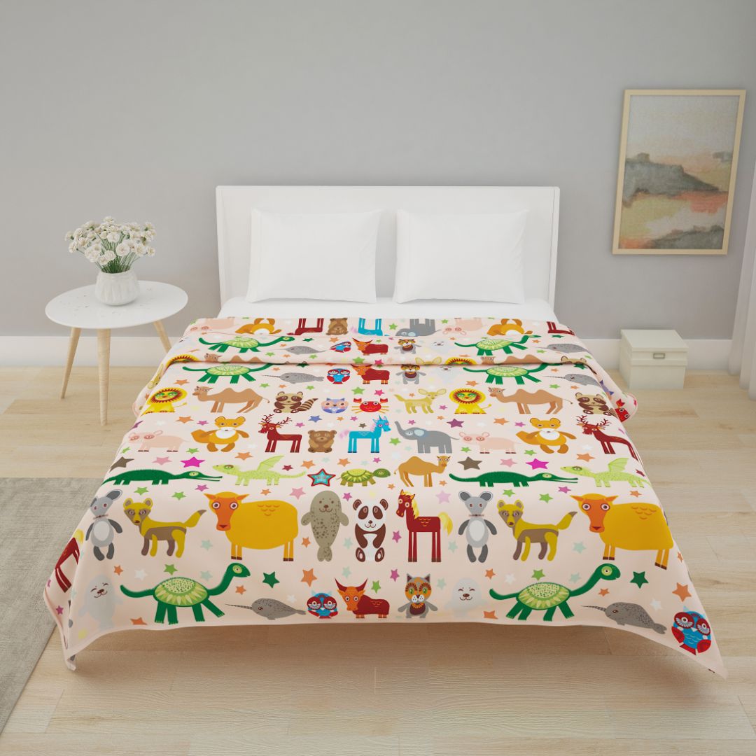 Cartoon Animal Print Dohar